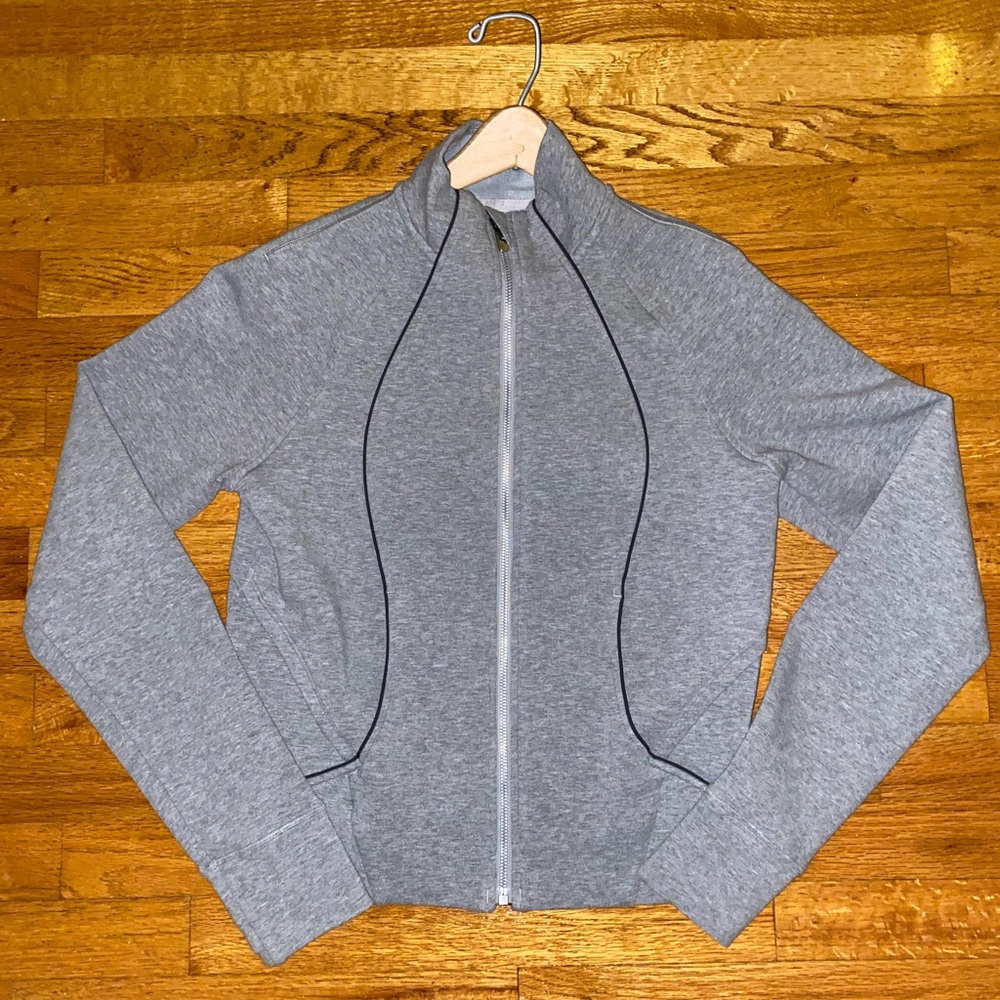 Lulu Lemon light gray Define Jacket Luon
